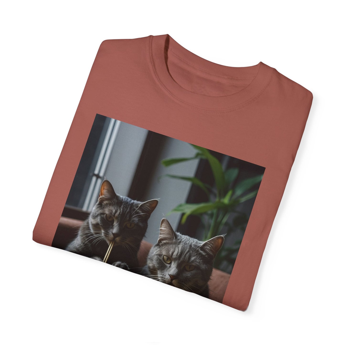 Cats Eating Noodles T-Shirt