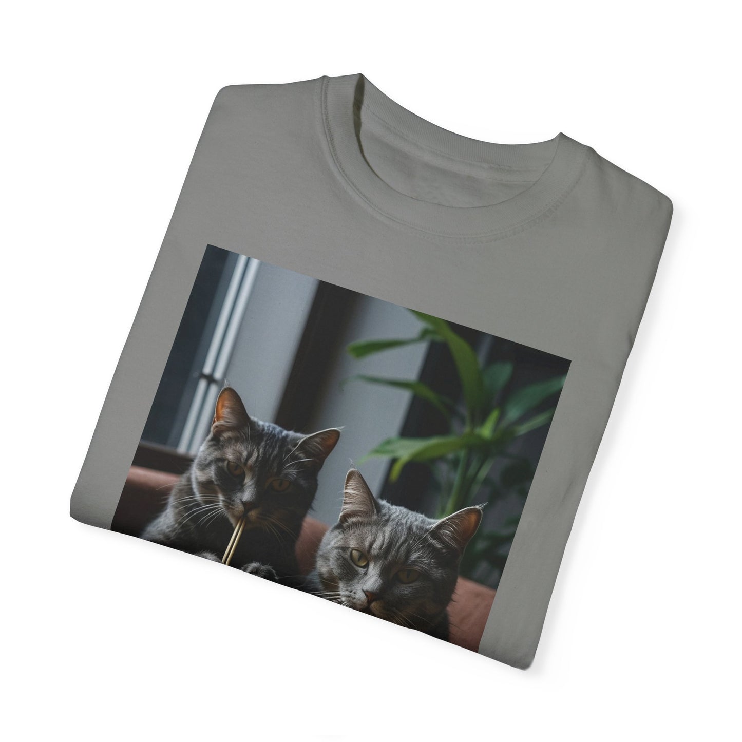 Cats Eating Noodles T-Shirt