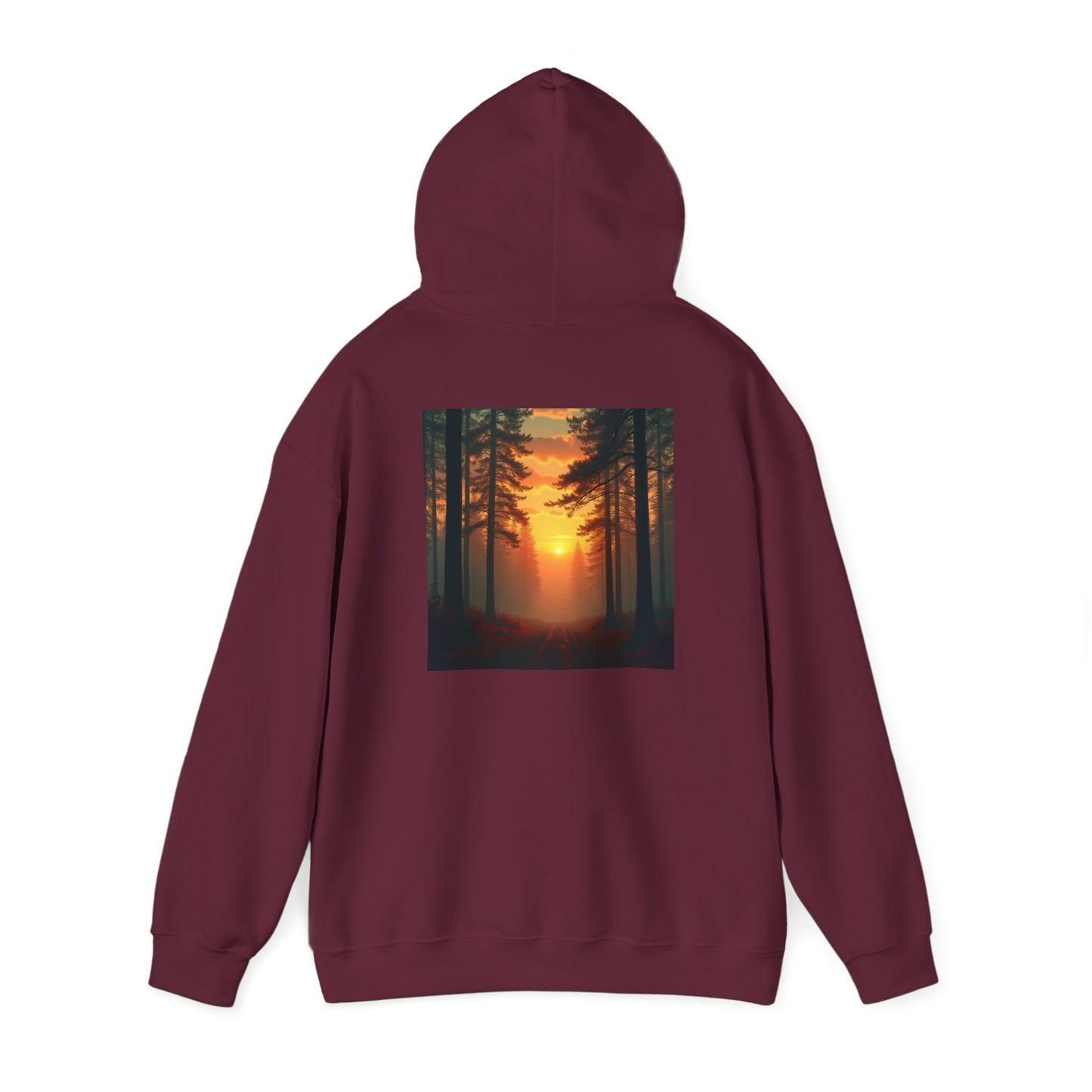 Retro Forest Hoodie - Unisex Heavy Blend™